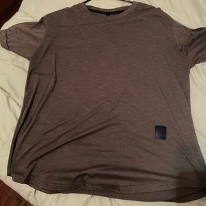 Army Green Black Square tailed Tee